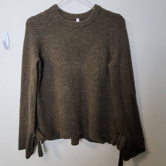 The Group by Babaton Aritzia Malcorra Sweater Wool Alpaca Blend Moss Green XXS - Picture 1 of 6